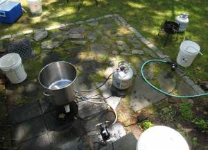 Brewday equipment