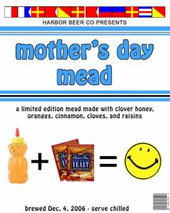 Mother\'s Day Mead label