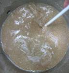 Mash during saccharification rest