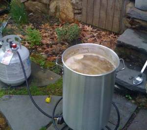 Boiling the wort