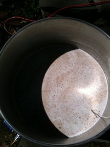 Mashing in the kettle